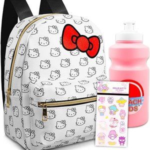 Hello Kitty Mini Backpack for Girls - Bundle with 10" Hello Kitty Backpack